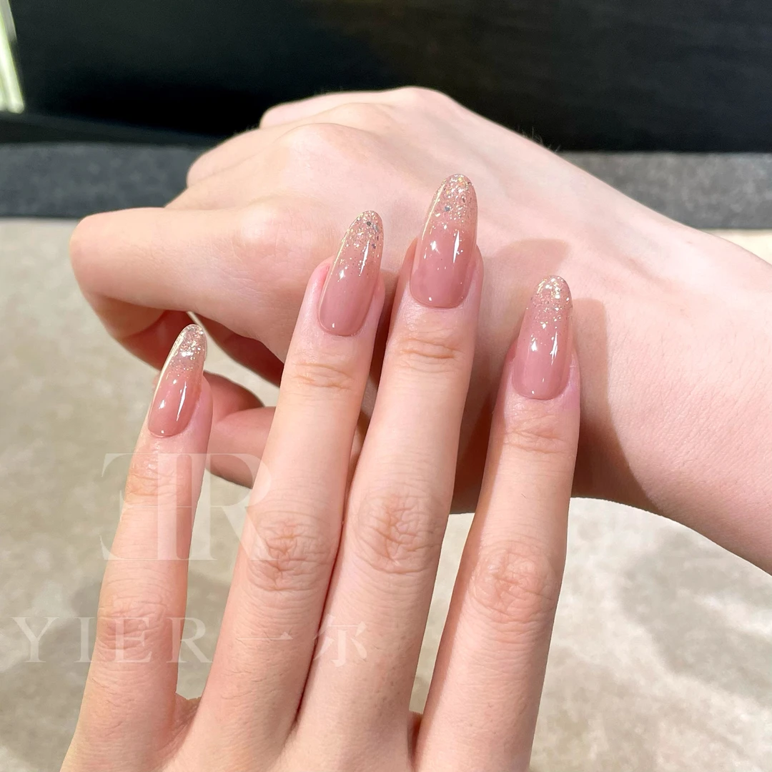 [ 桃桃汽水 ] 一尔 裸色细闪 欧泊 显白纯欲 级纯手工穿戴甲