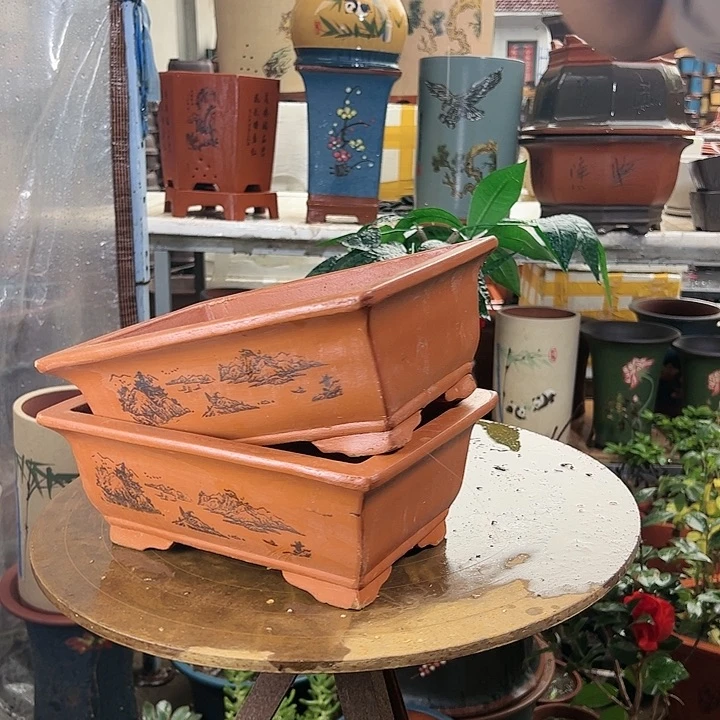 宜兴紫砂26+26红马槽