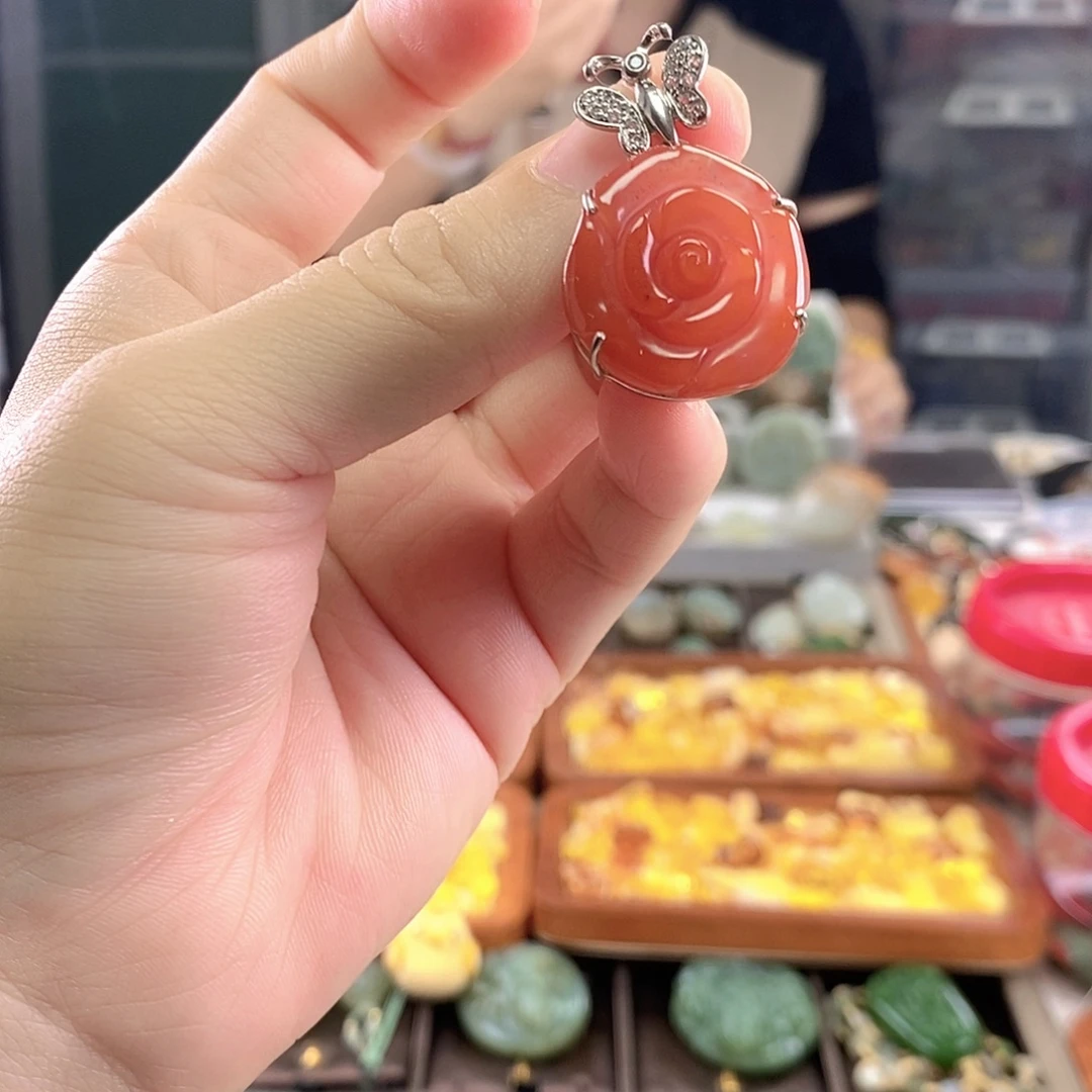 南红玛瑙未镶嵌手链