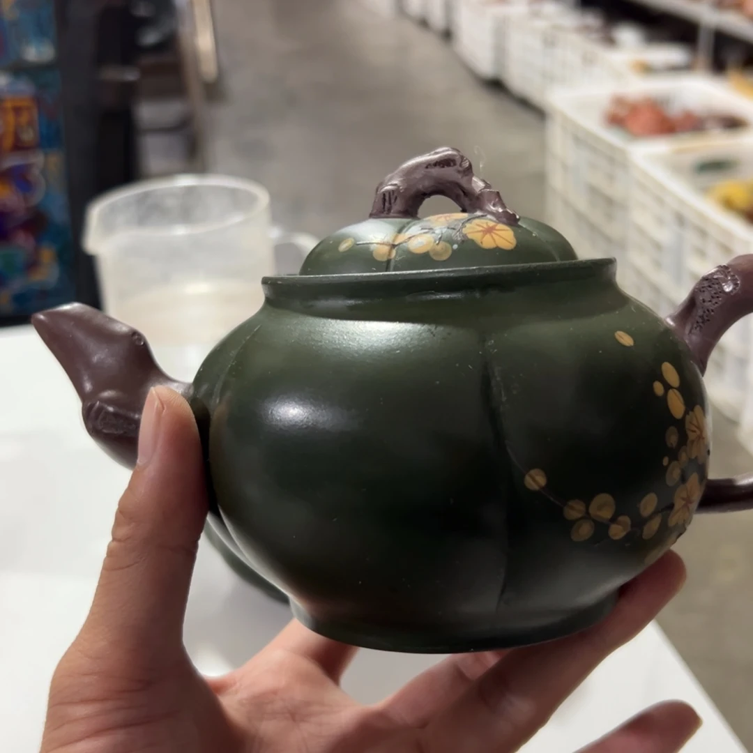 茶壶紫砂老厂紫砂壶一件！