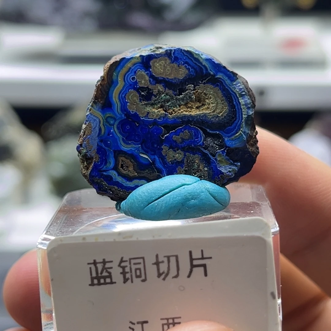 石材江西蓝铜切片