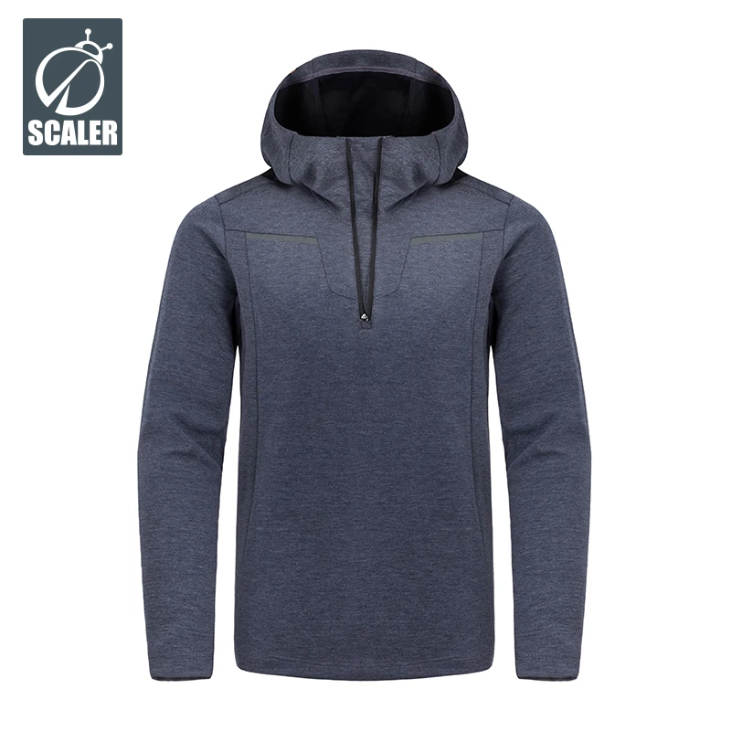 SCALER/思凯乐男女连帽套头卫衣F8153931户外休闲衣