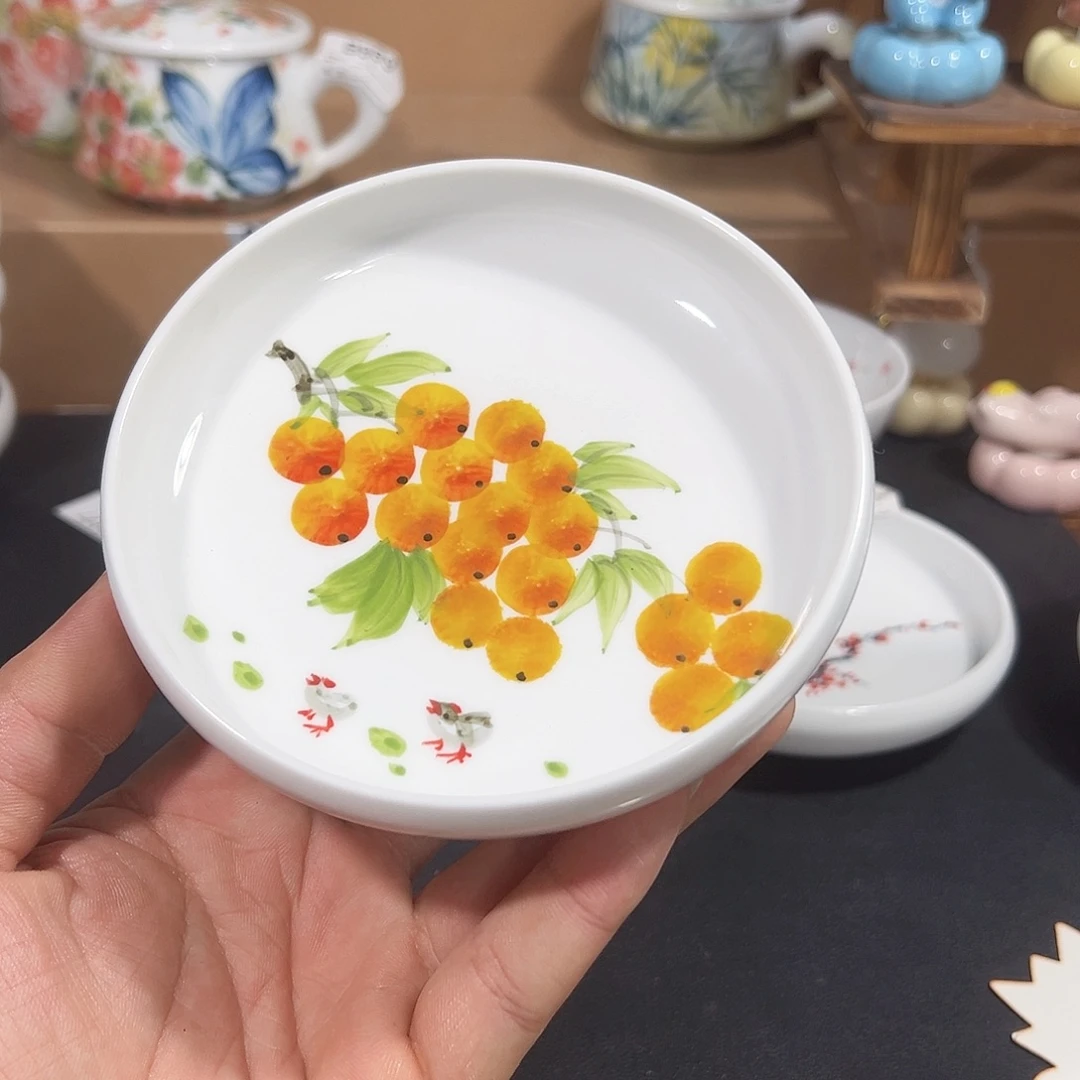 陶瓷景德镇5寸小圆碟