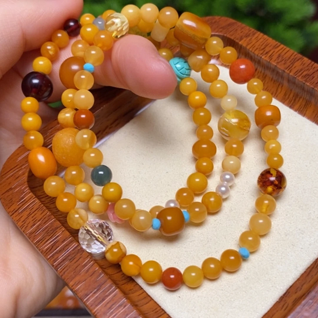 【闪购商品】手链蜜蜡未镶嵌手串