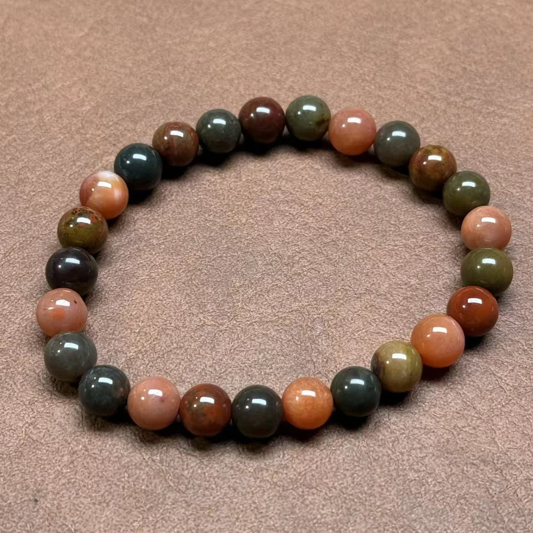 直播专属 天然 巧家包浆南红玛瑙手串 多样性发一 YS0264