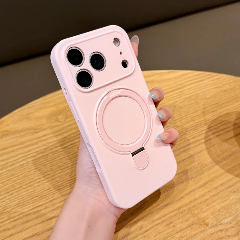 适用苹果17ProMax手机壳轻奢女新款17Air耐磨轻薄硅胶精孔支点壳