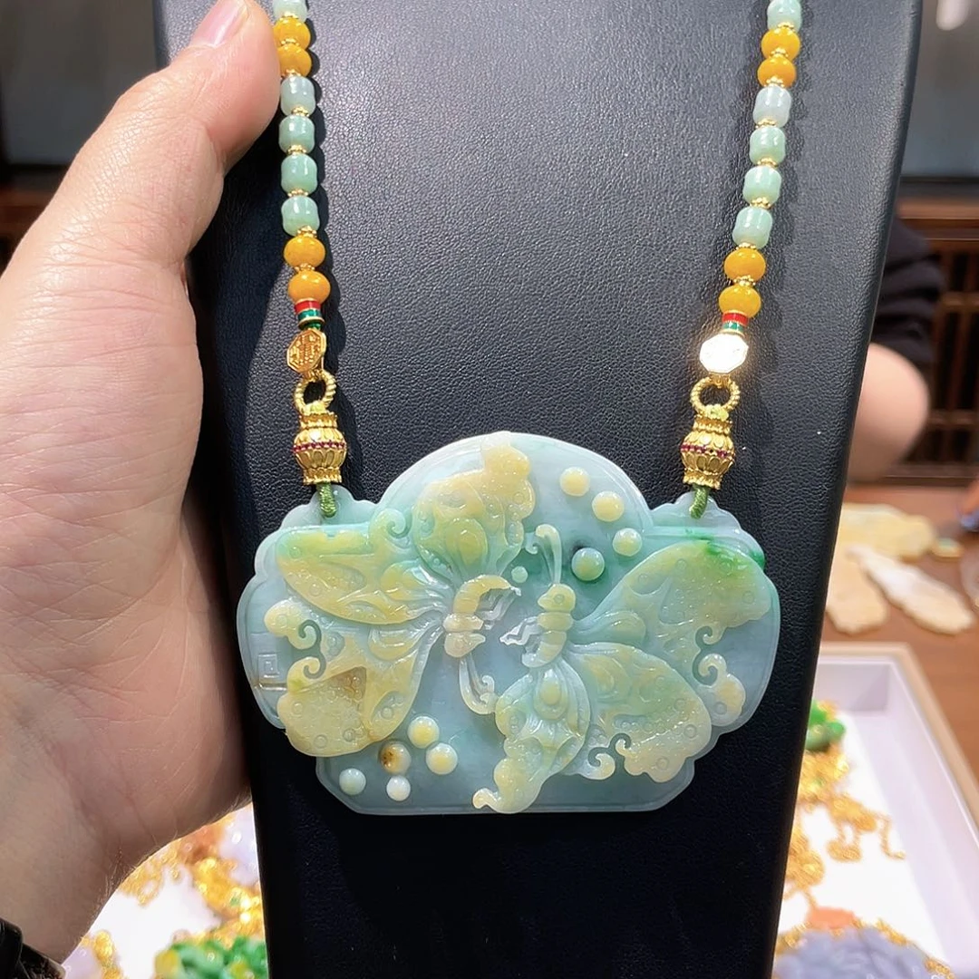 锦纶铁合金吊坠项链