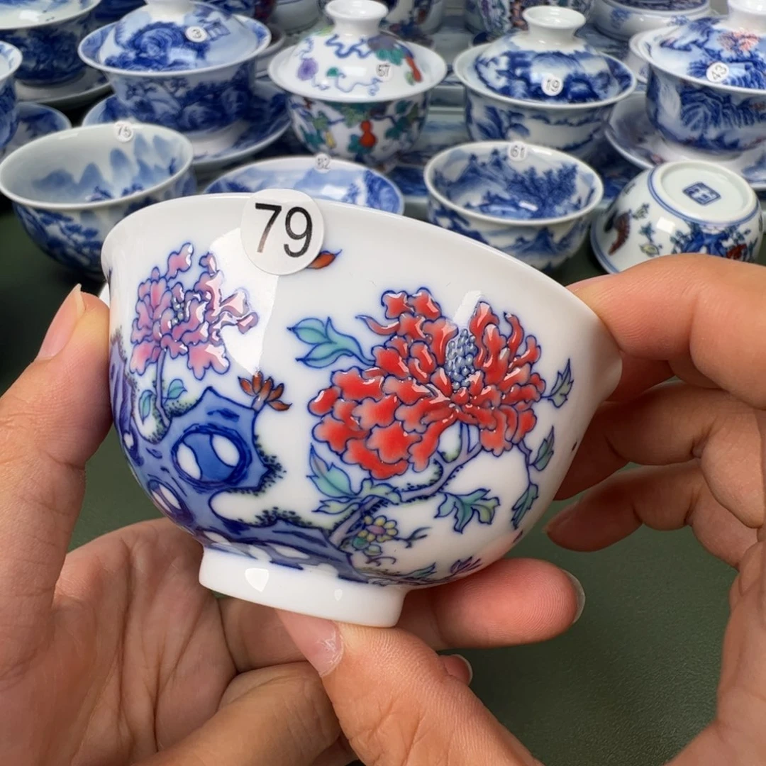 木木景德镇纯手工纯手绘茶具79