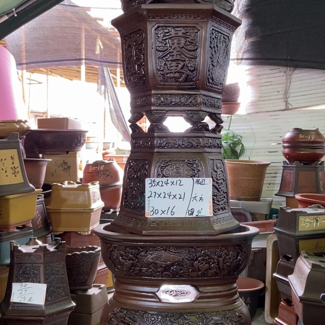 紫砂花盆紫砂紫砂