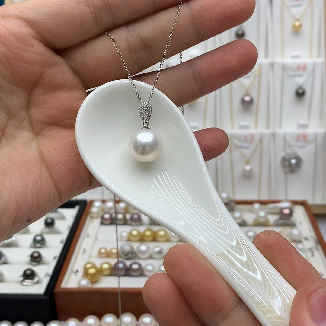 吊坠(赠链)银S925镶嵌淡水珍珠