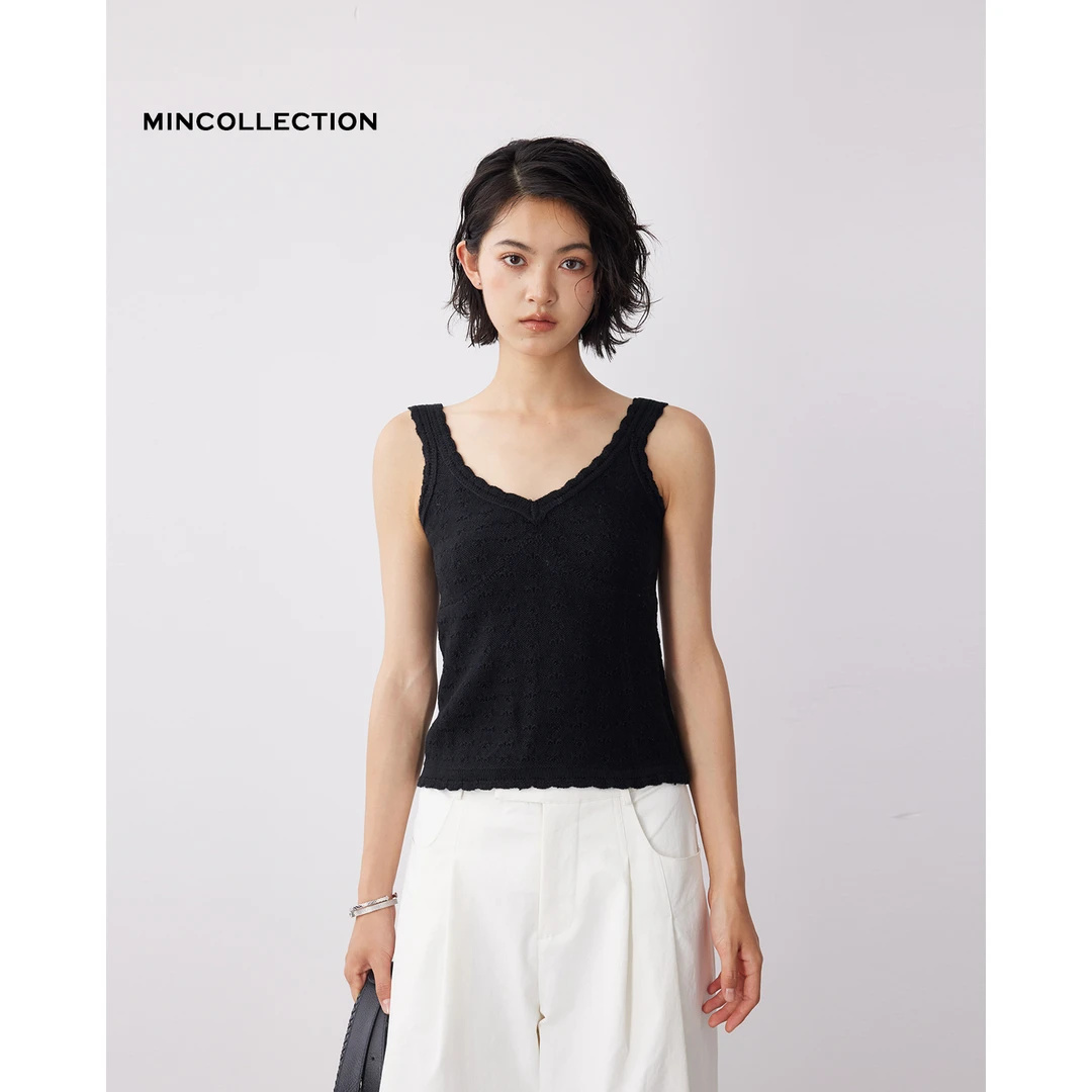 绞花吊带/小香风机织立体花纹重工针织吊带55489