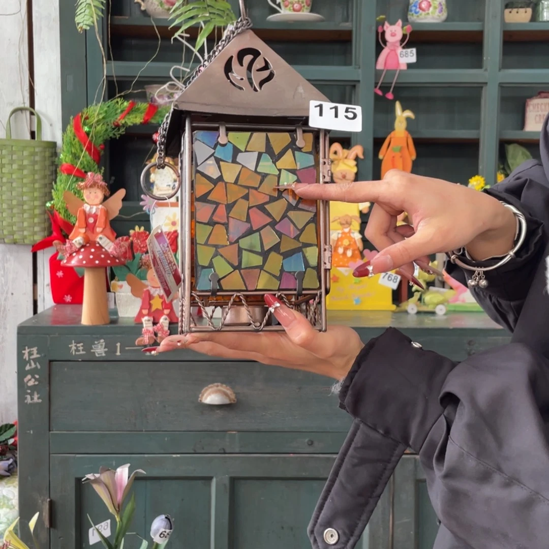 木质圣诞月福老货玩具中古风默认微瑕