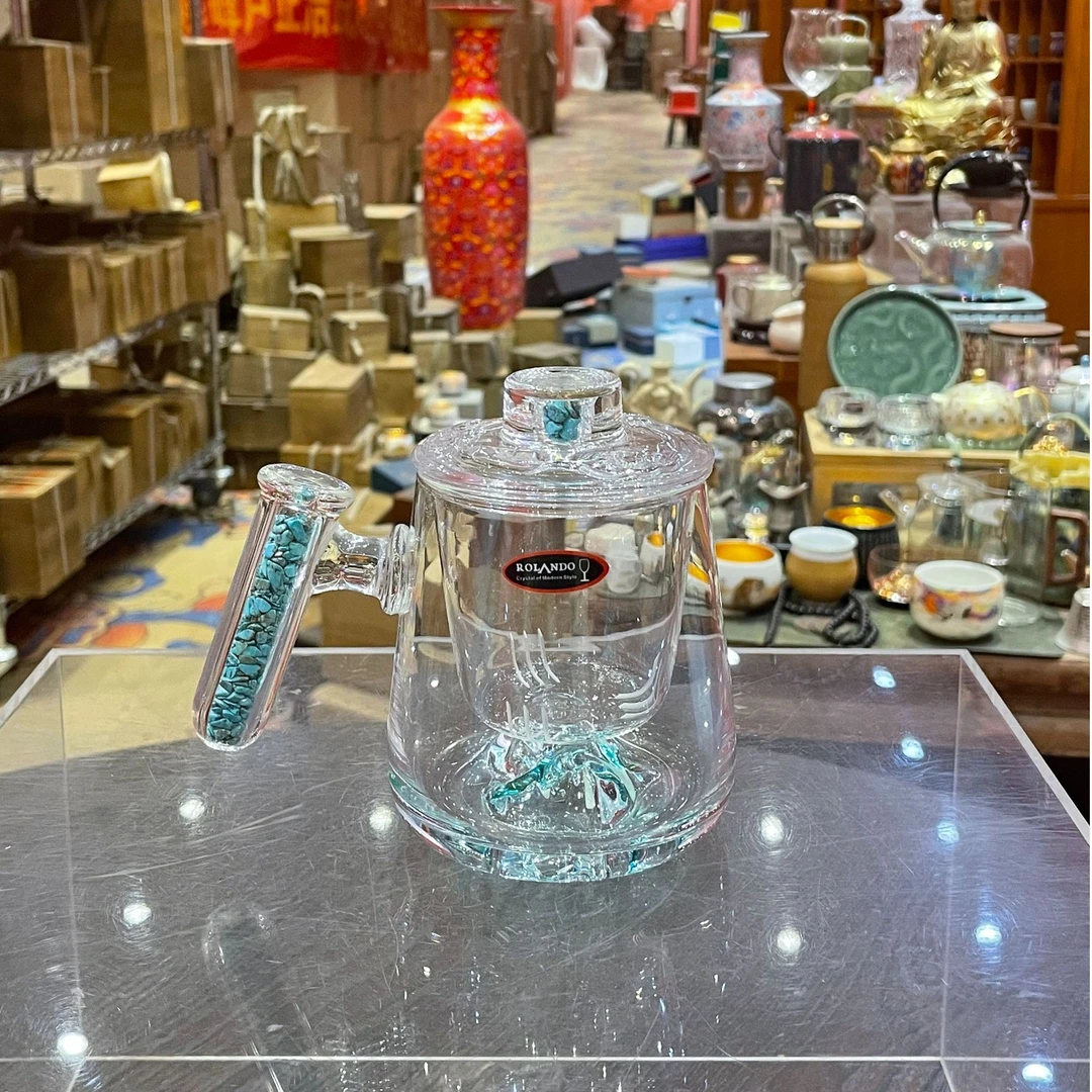 【闪购商品】绿松石办公杯泡茶杯，RT196TC