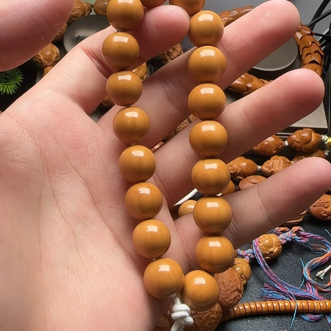 橄榄核手串/手链猴头光珠