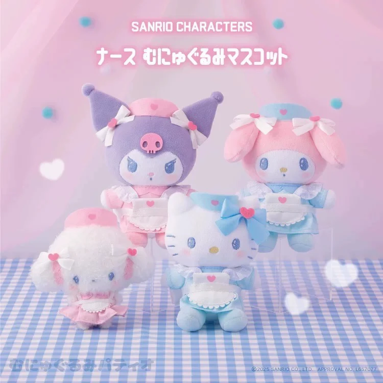【现货】日版正品三丽鸥 Kthings 护士kitty 美乐蒂 毛绒挂件