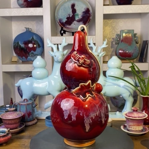 瓷片禹州神后钧瓷原产地~