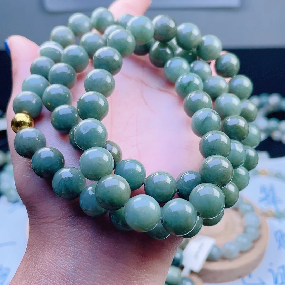 定制翡翠未镶嵌珠串