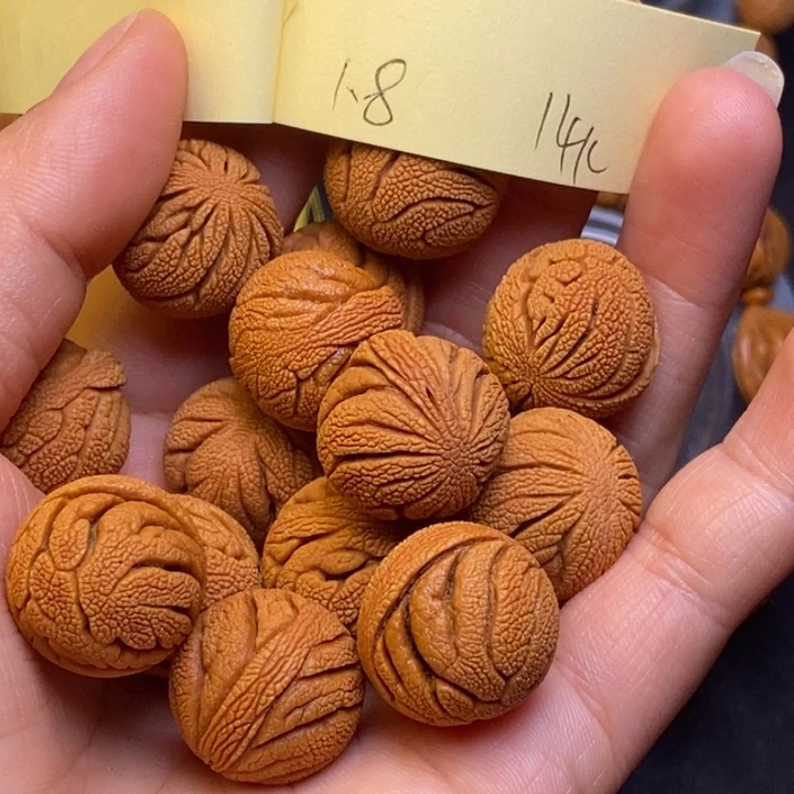 吊坠桃核牧*人秦岭龙纹桃核18尺寸