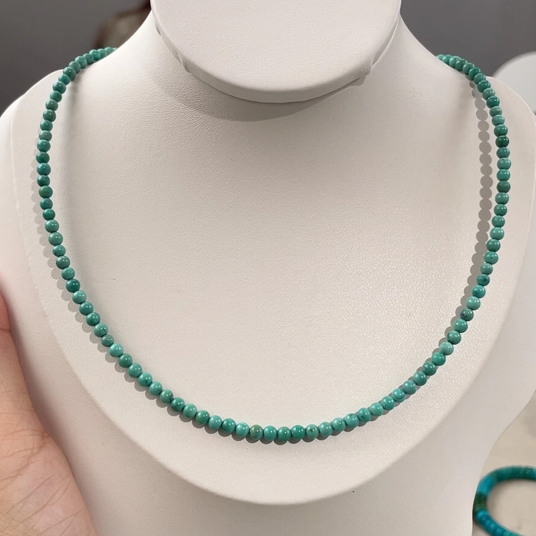 绿松石未镶嵌精品米珠