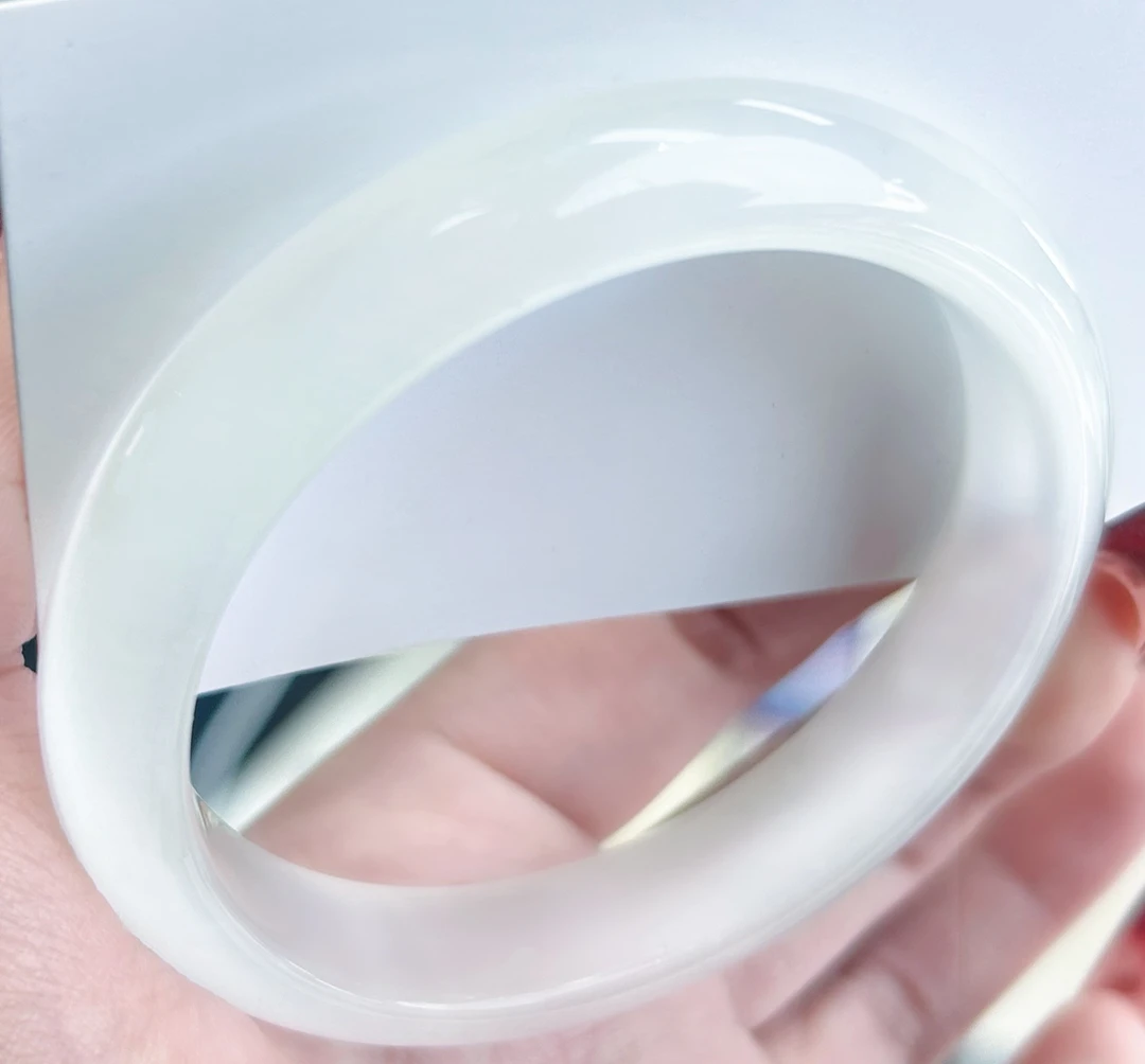 非金属仿水晶手镯  白月光 冰透简约显白 59圈口