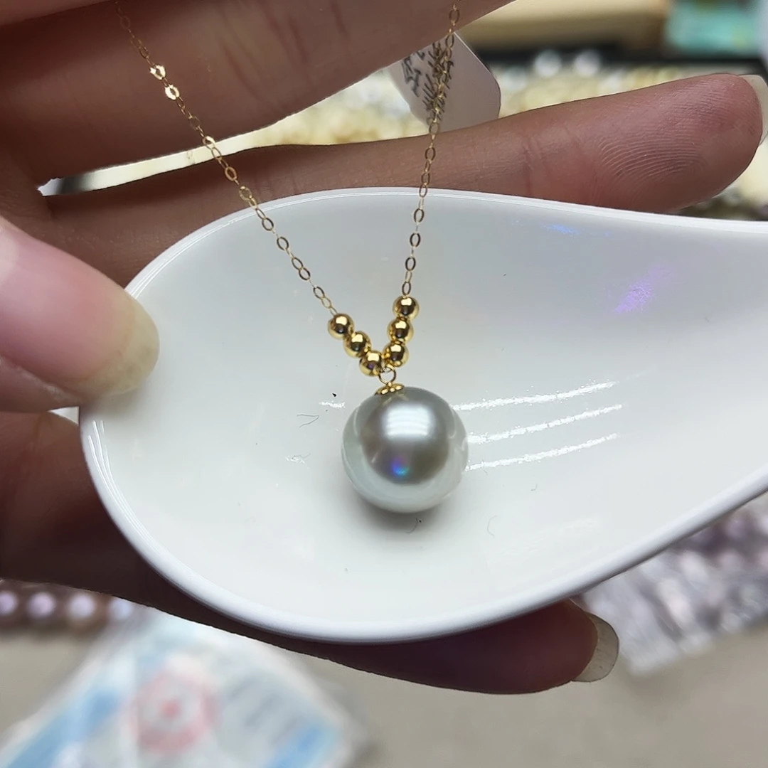 海水珍珠颈饰18K金镶嵌