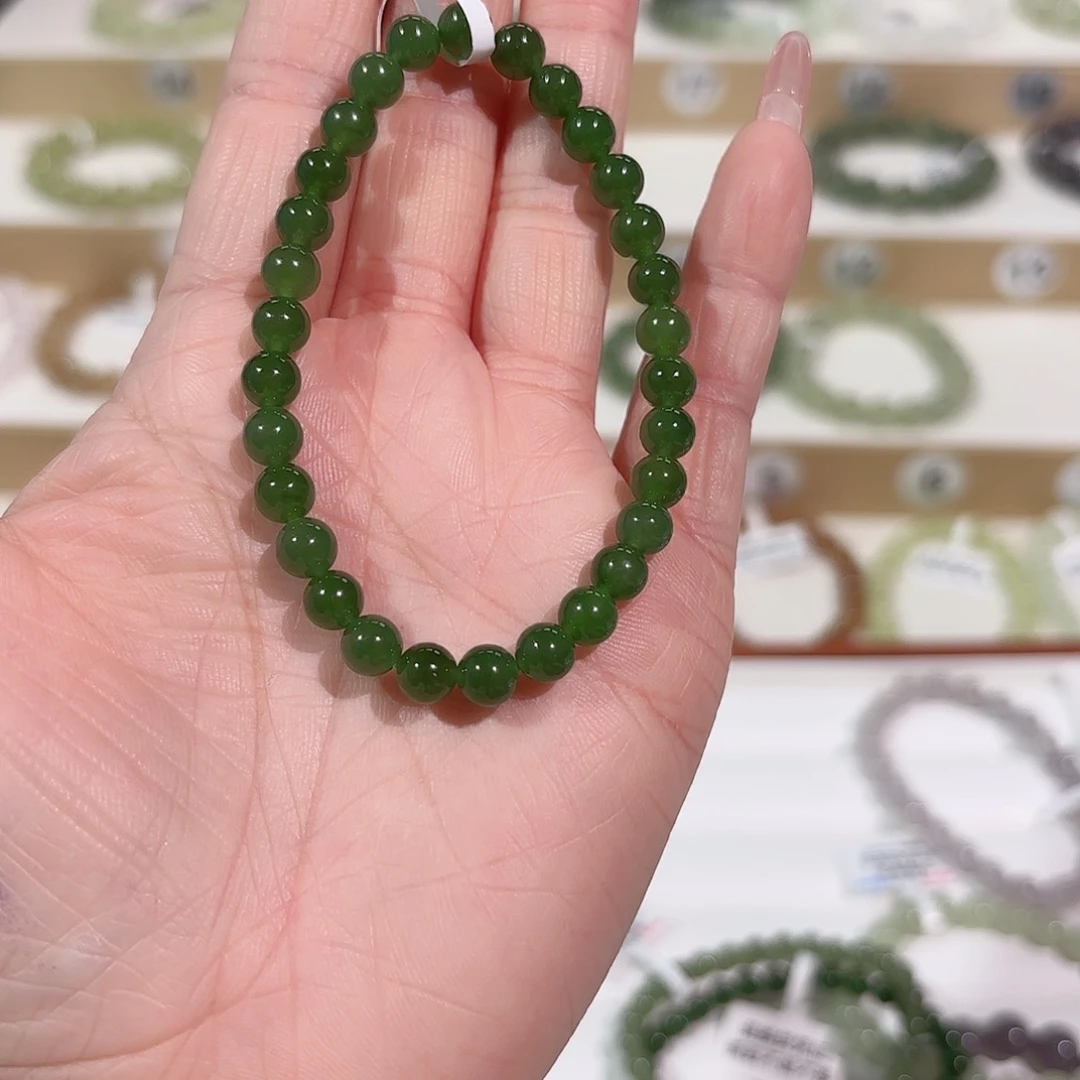 和田玉手链未镶嵌V