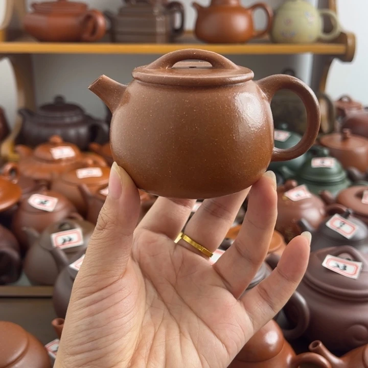 茶壶紫砂150cc降坡半手