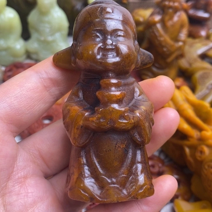 未镶嵌蛇纹石玉颈饰21