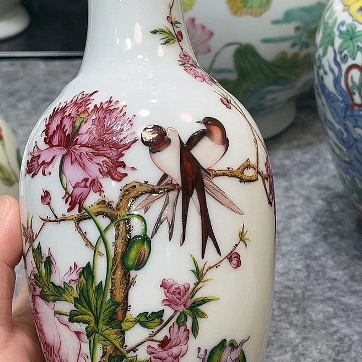 陶花鸟纹花鸟纹瓶瓶