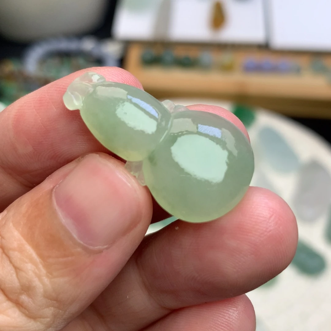 未镶嵌定制翡翠葫芦