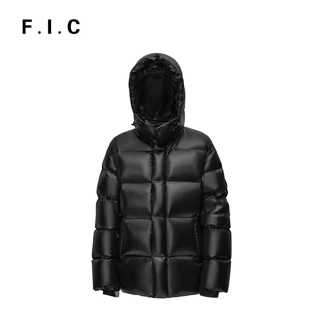 朱先生FIC【德国北海岸鹅绒·短版羽绒服】男女同款95绒背带可脱卸帽