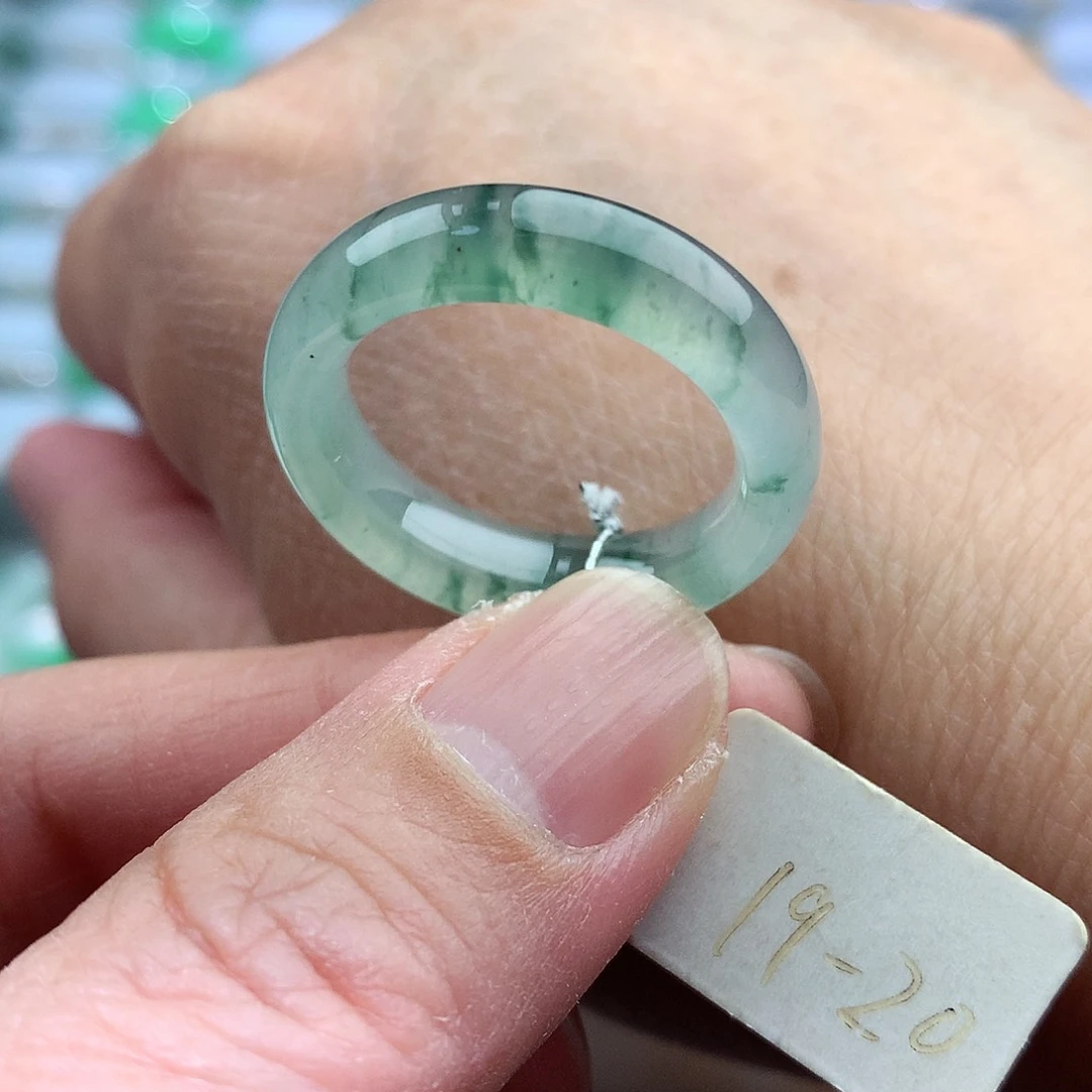 未镶嵌戒指翡翠19-20号