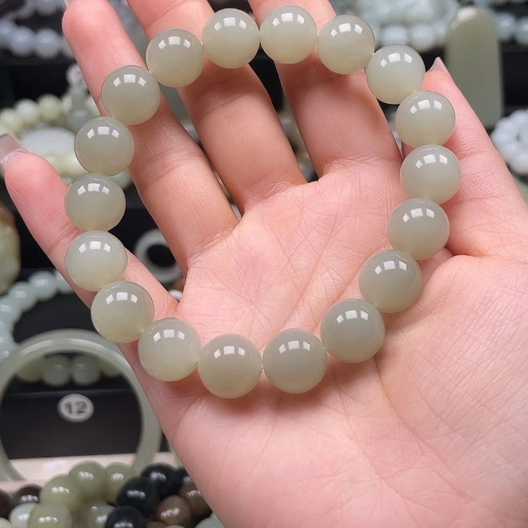 手链未镶嵌和田玉三*