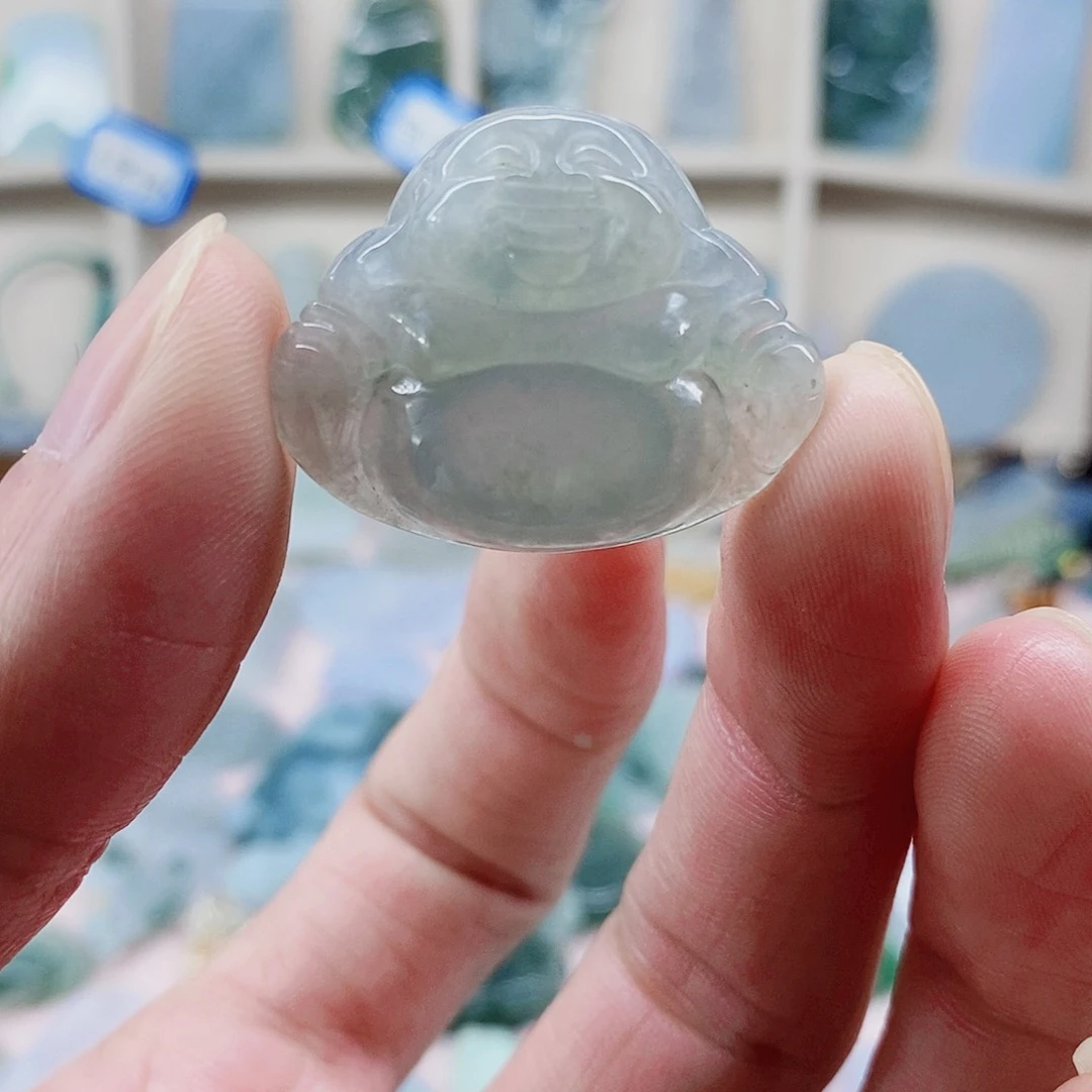 颈饰未镶嵌翡翠天然