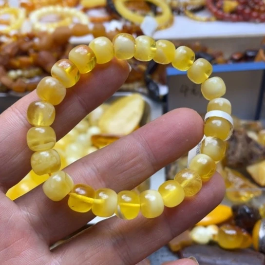 未镶嵌蜜蜡手串手串