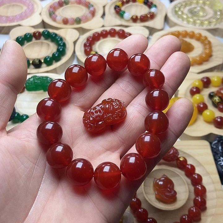 玛瑙/玉髓手链未镶嵌泥*娟