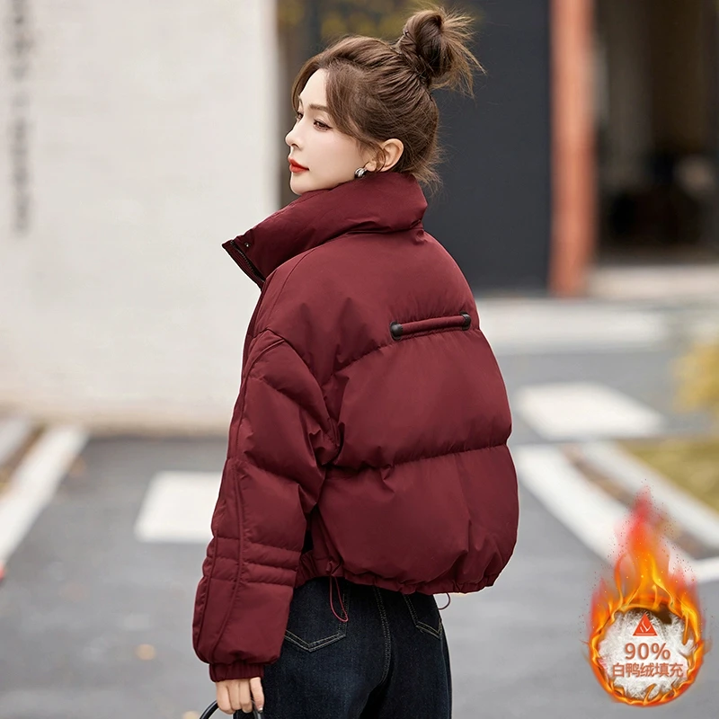 九江本命年小个子短款羽绒服2025新款女士冬轻奢时尚洋气晋江外套