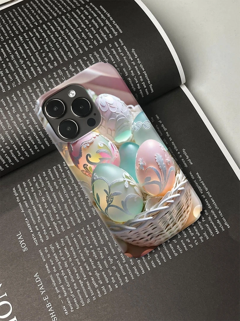 多样彩蛋手机壳适用于苹果16promax小众个性简约ins艺术轻薄15/14