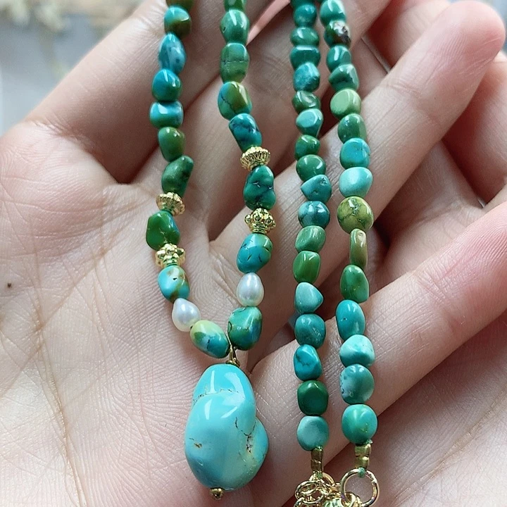 未镶嵌绿松石珠宝奇石