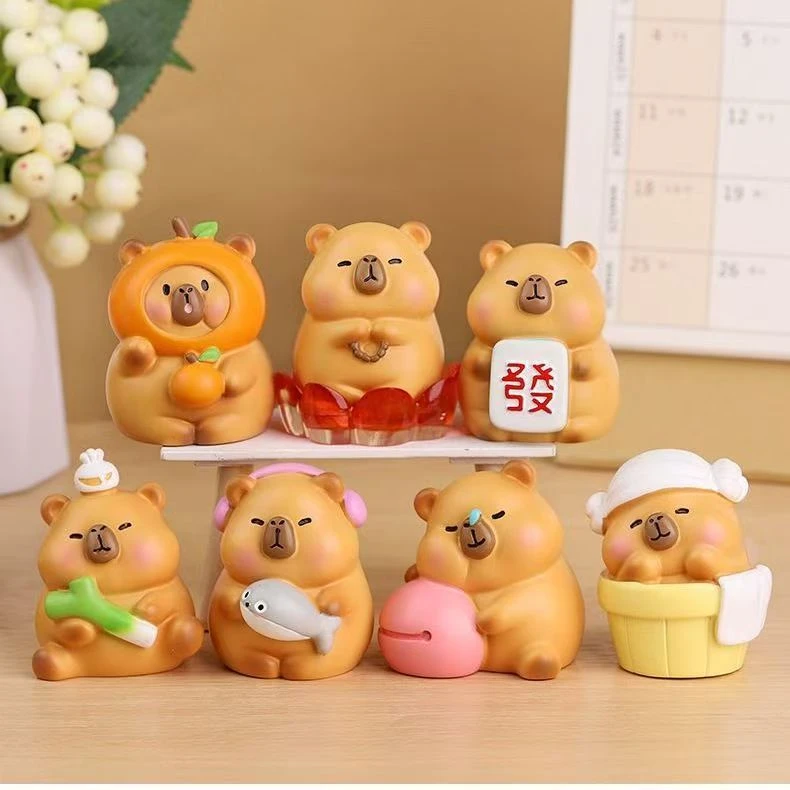 【九宫格】可爱卡皮巴拉心玩具