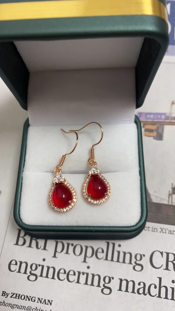 耳饰 耳环[伊沐轻奢]时尚耳环F262