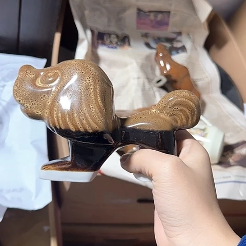 瓷片国营厂库存摆件