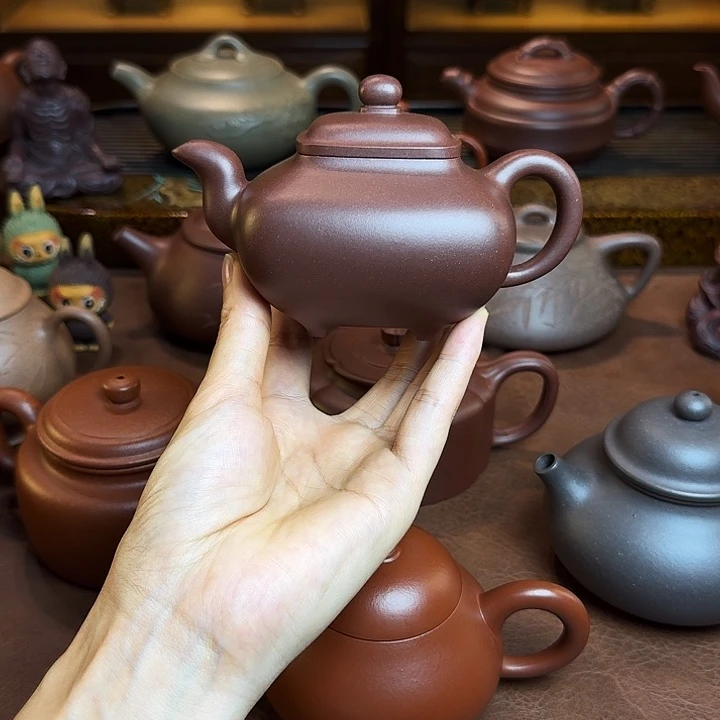 茶壶紫砂传炉壶，底槽清