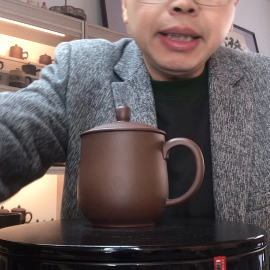 紫泥茶杯葫芦杯容量400