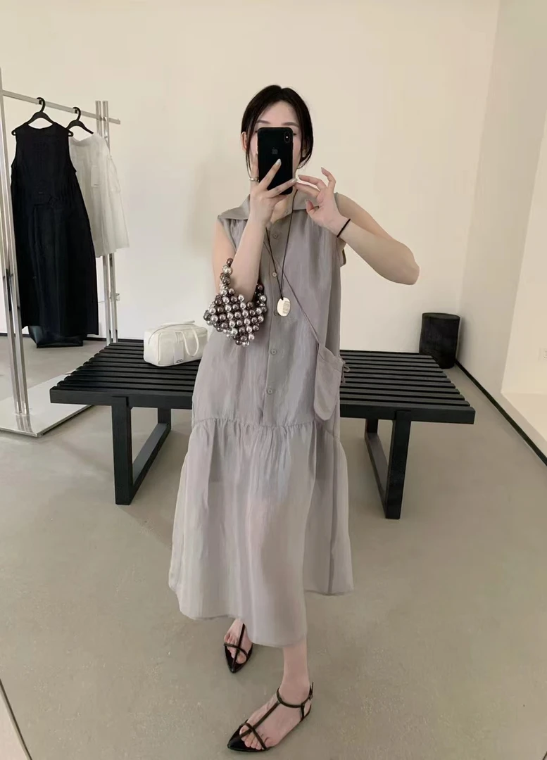 【编码700-800 】2025夏款韩系春秋时尚百搭高品质风连衣裙女