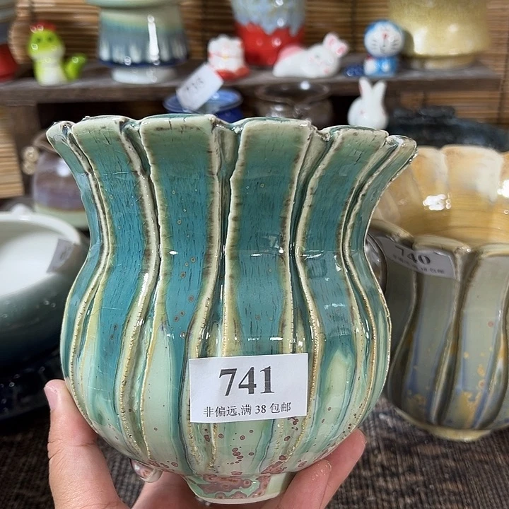 分***乐口12 手工花盆满30包邮