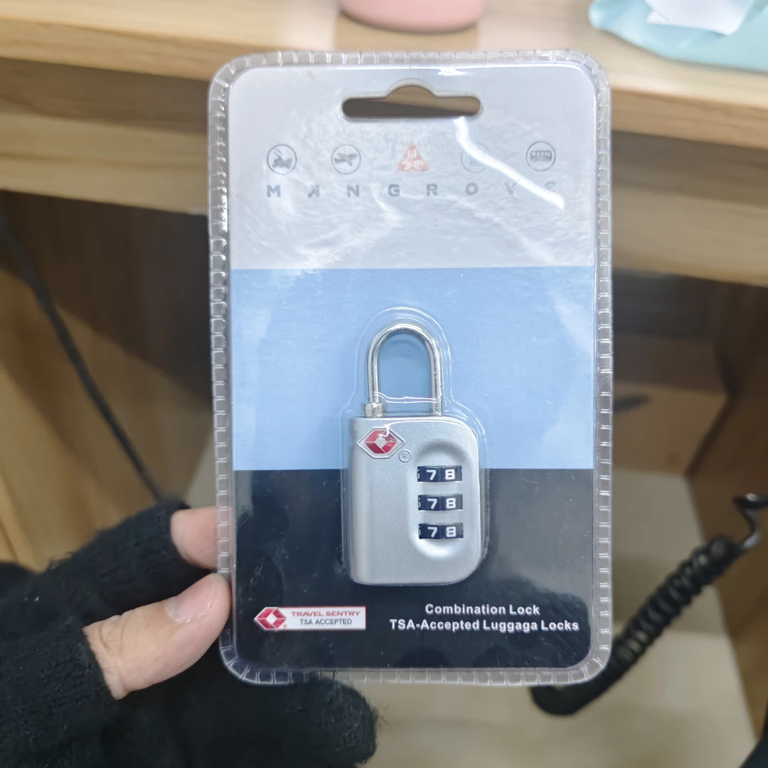 SP019-海关锁TSA密码锁行李箱防盗锁出国旅行必备-YP-403