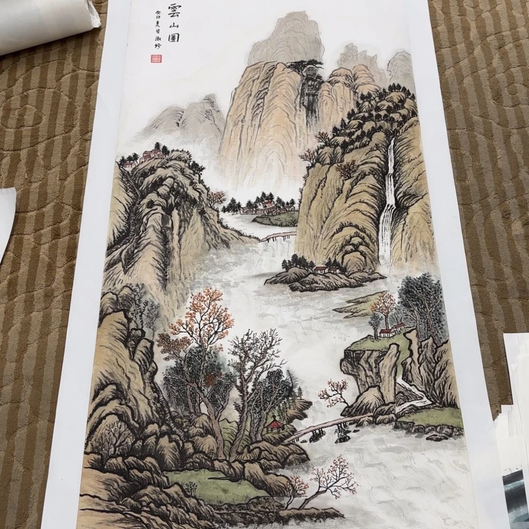 国画花鸟的翅膀是一