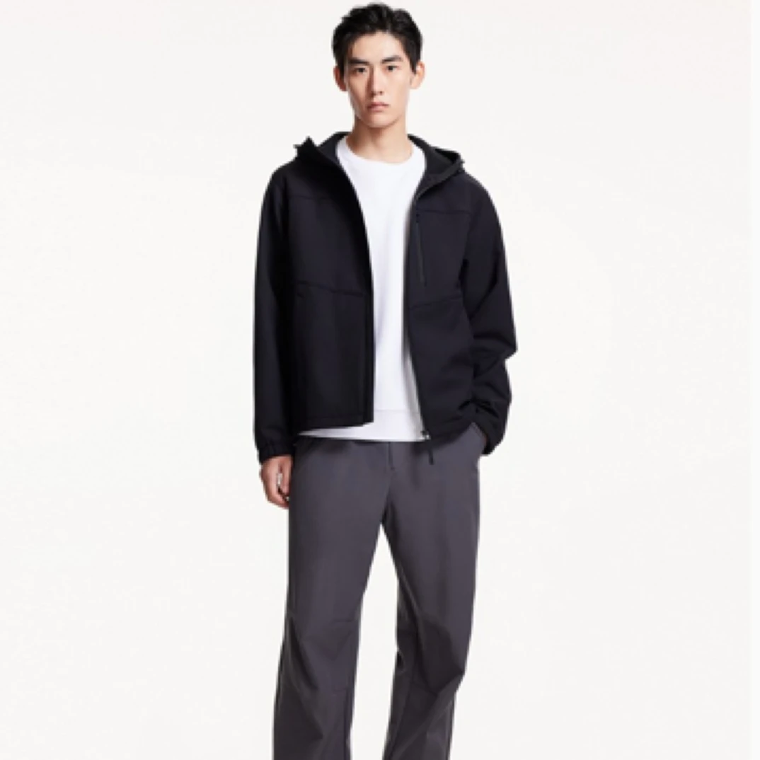 【商场同款】杰克琼斯春男士夹克外套连帽防泼水三防潮高级感男装