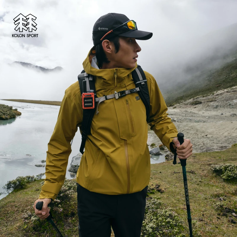 KOLON SPORT可隆男软壳三合一冲锋衣1级户外运动防泼水透湿夹克